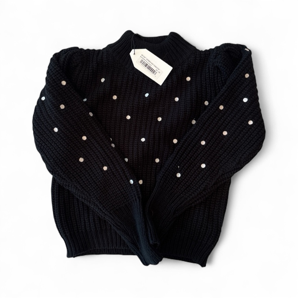 🖤 English Factory Black Polka Dot Sweater 🖤 - Picture 3 of 5